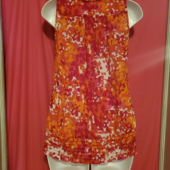 #763 Michael Kors multi color top - Picture 3 of 4